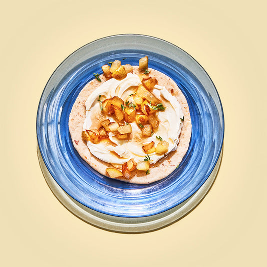 Sweet Tacos with Quick Pear Compote