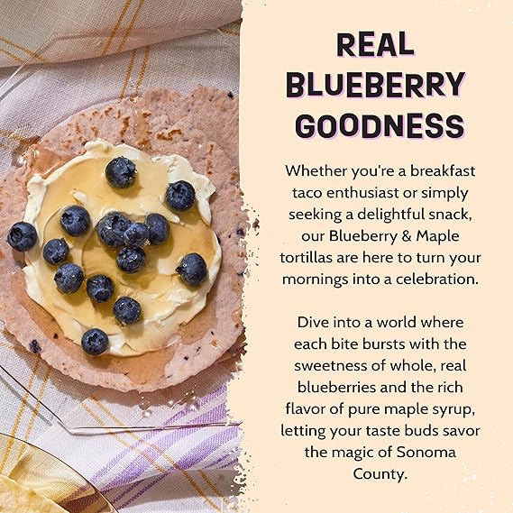 Blueberry & Maple 6pk (48 tortillas)