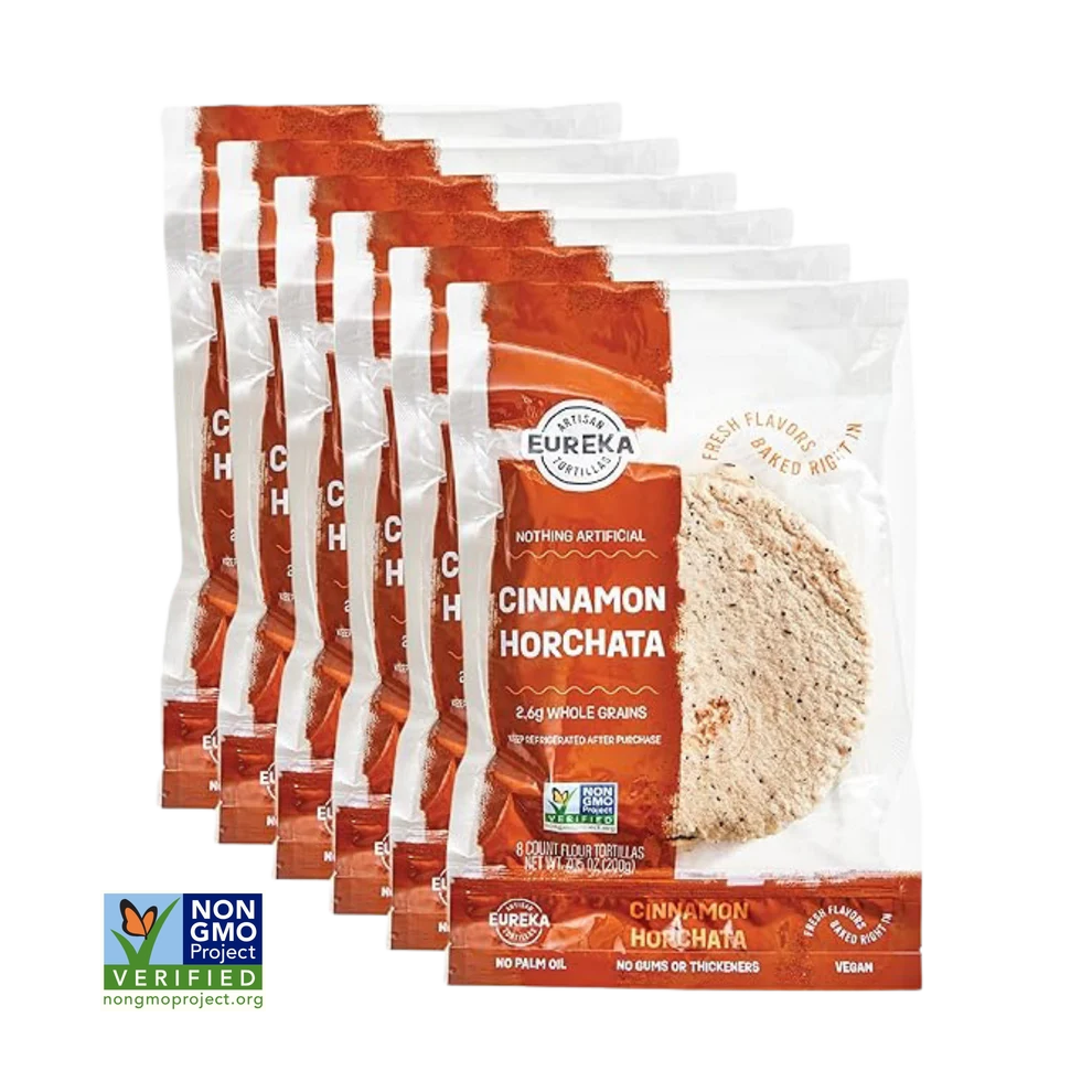 Cinnamon Horchata 6pk (48 tortillas) – Eureka Tortilla