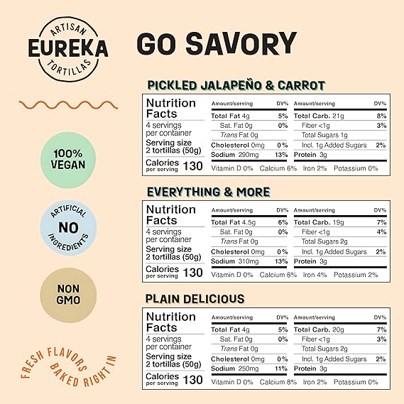 Go Savory 6pk (48 tortillas)