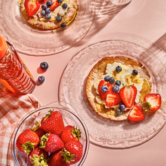 Breakfast Tostadas with Ricotta & Berries
