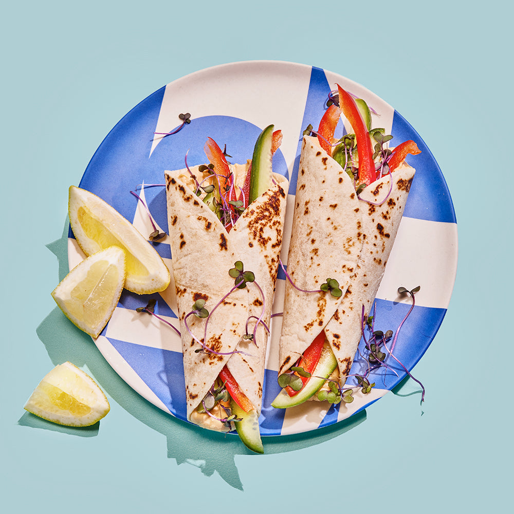 Hummus Veggie Roll-ups