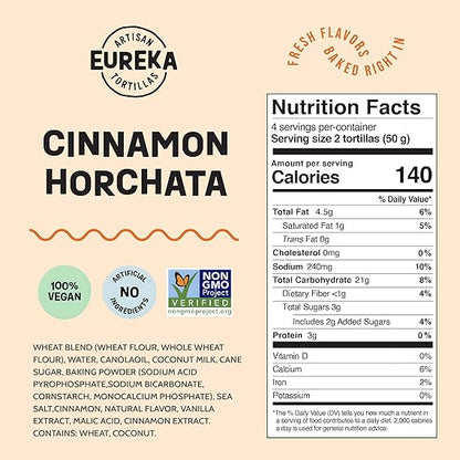 Cinnamon Horchata 2pk (16 tortillas)
