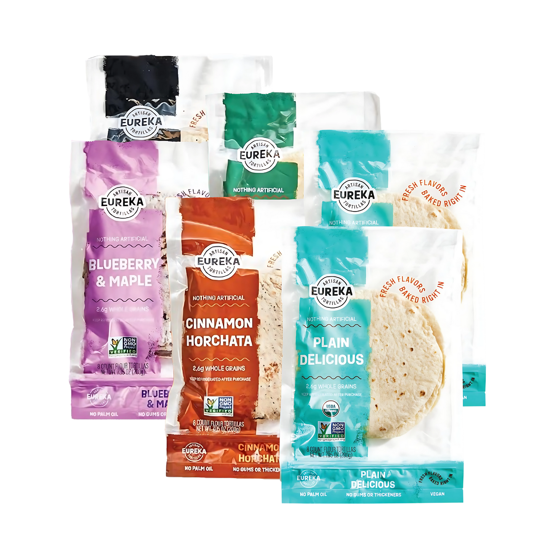 Go All Flavor 6pk (48 tortillas) – Eureka Tortilla Go All Flavor 6pk (48 tortillas) – Eureka Tortilla