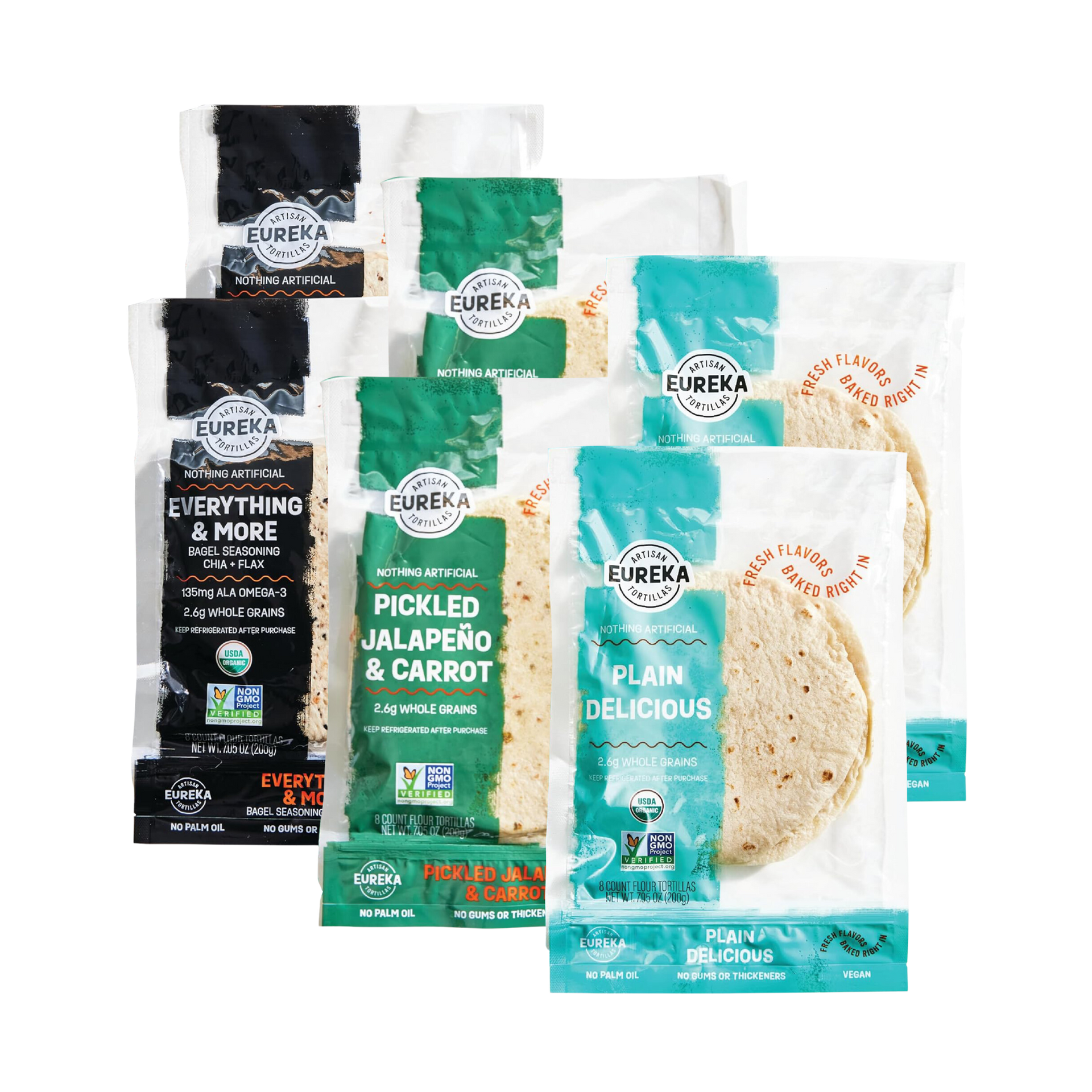 Go Savory 6pk (48 tortillas) – Eureka Tortilla