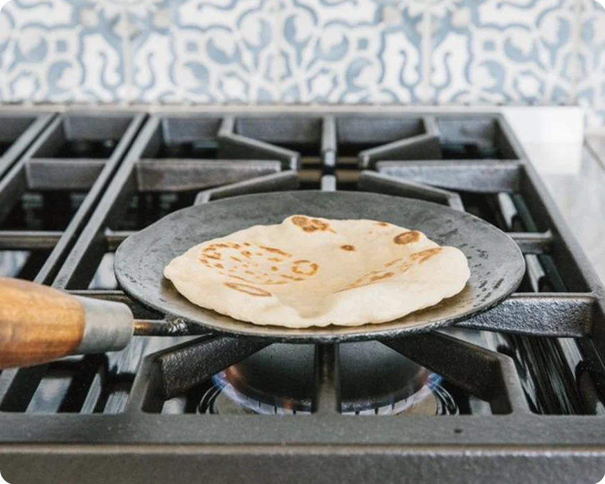 warming tortilla